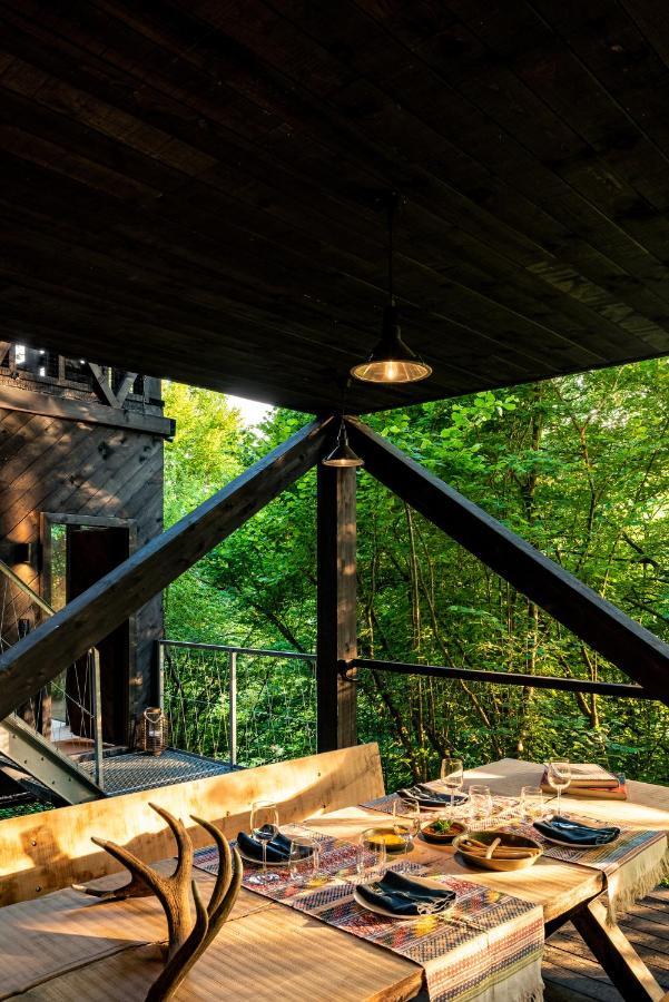Hutstuf - The Fox & Private Outdoor Spa La-Roche-en-Ardenne Eksteriør billede
