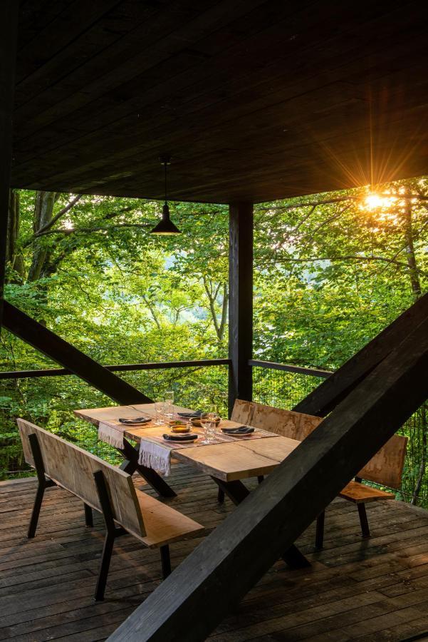 Hutstuf - The Fox & Private Outdoor Spa La-Roche-en-Ardenne Eksteriør billede