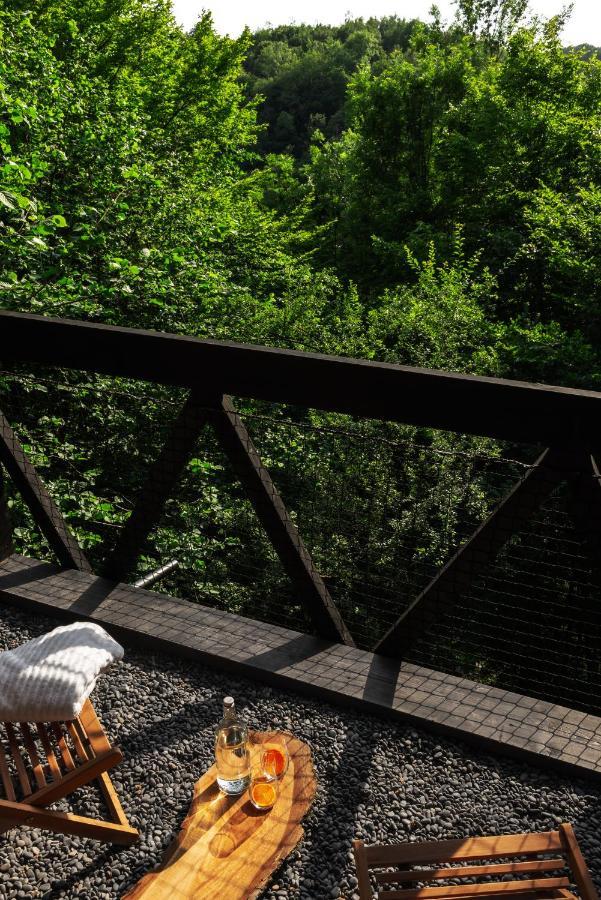 Hutstuf - The Fox & Private Outdoor Spa La-Roche-en-Ardenne Eksteriør billede